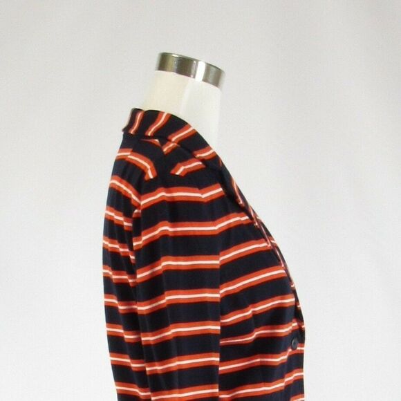 J.Crew black orange striped jacket S - Picture 6 of 8